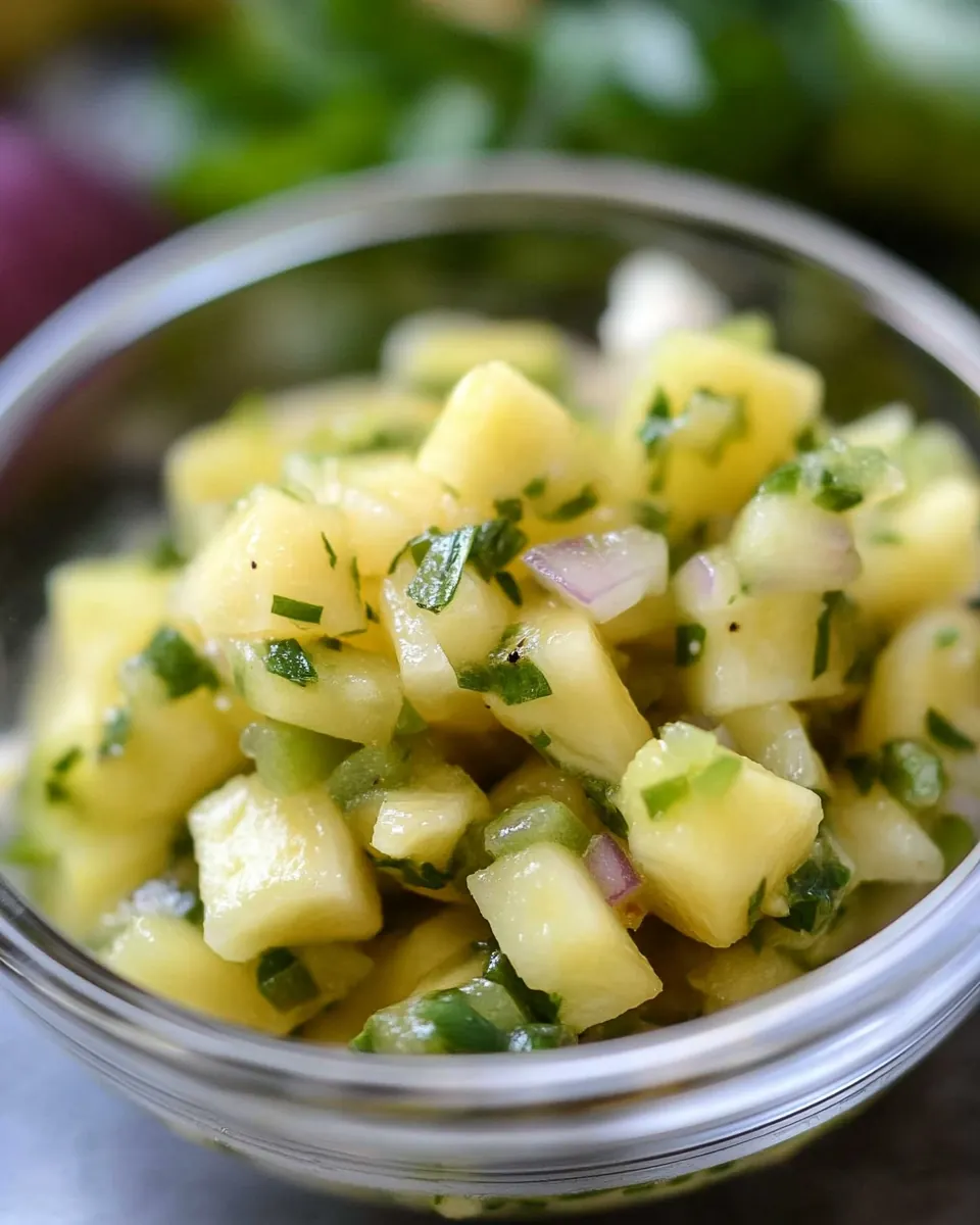 Spicy Pineapple Salsa