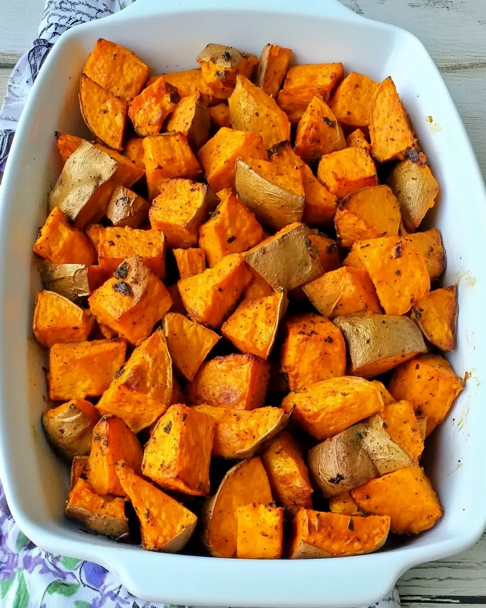 Spicy Roasted Sweet Potatoes