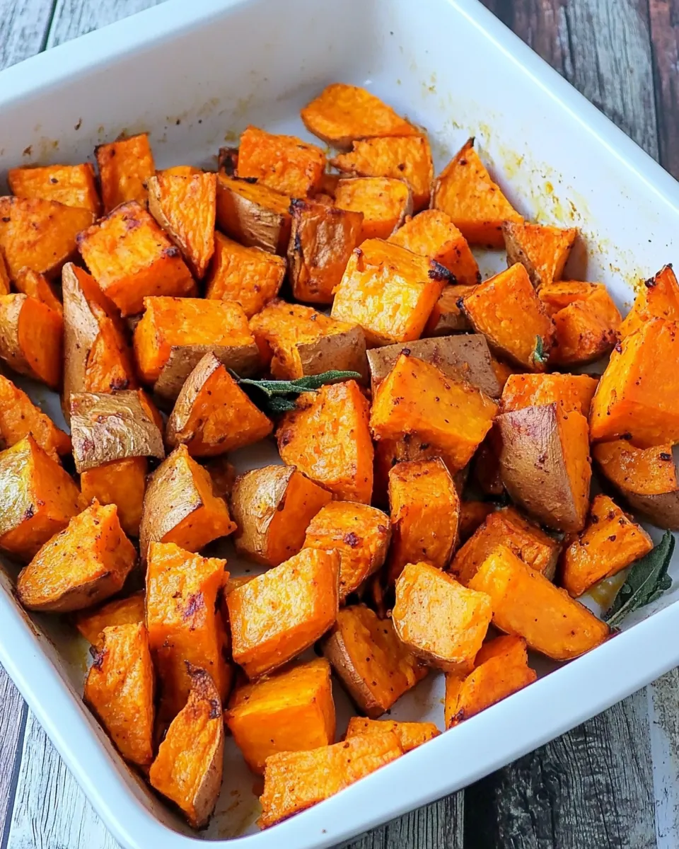 Spicy Roasted Sweet Potatoes