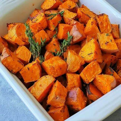 Spicy Roasted Sweet Potatoes