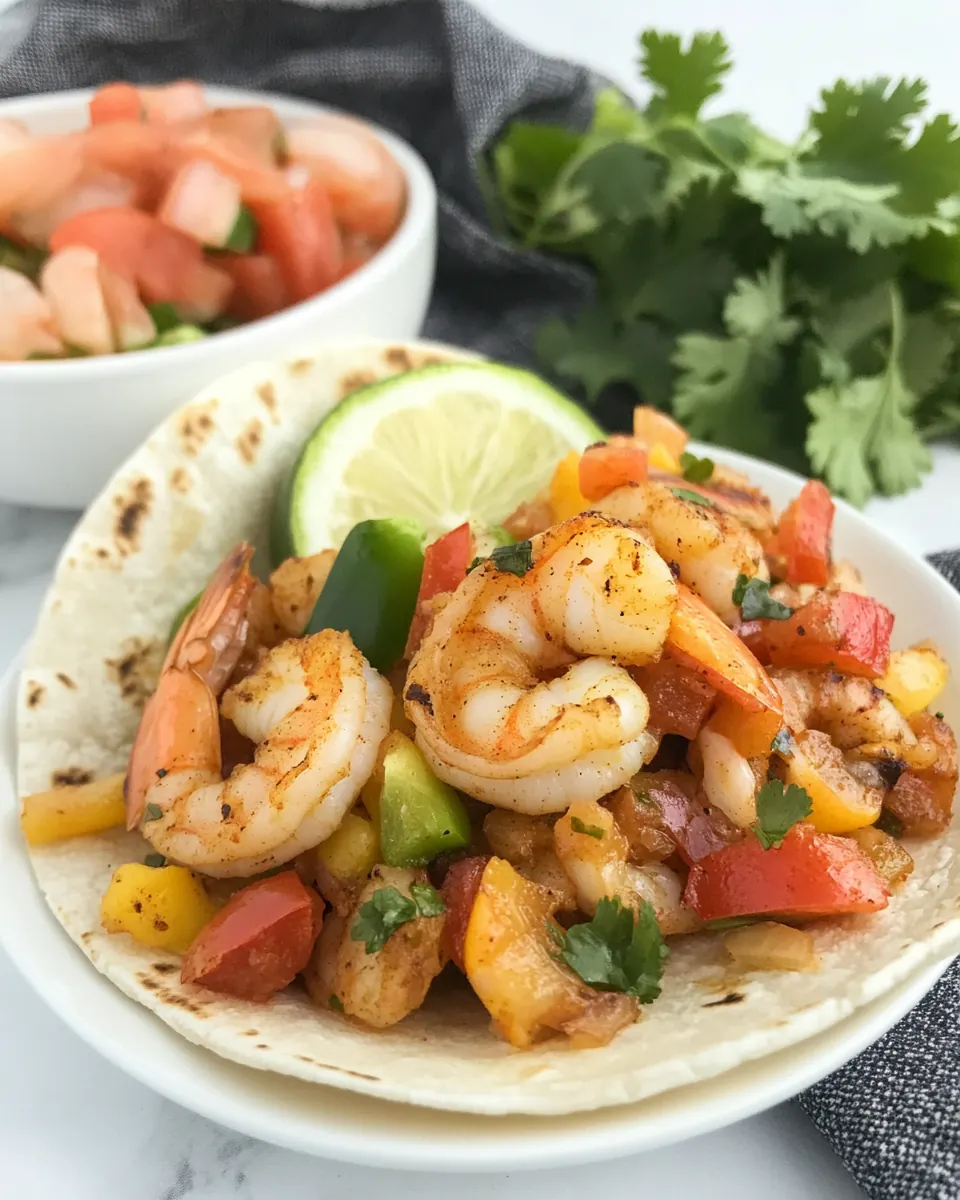 Spicy Shrimp Fajitas