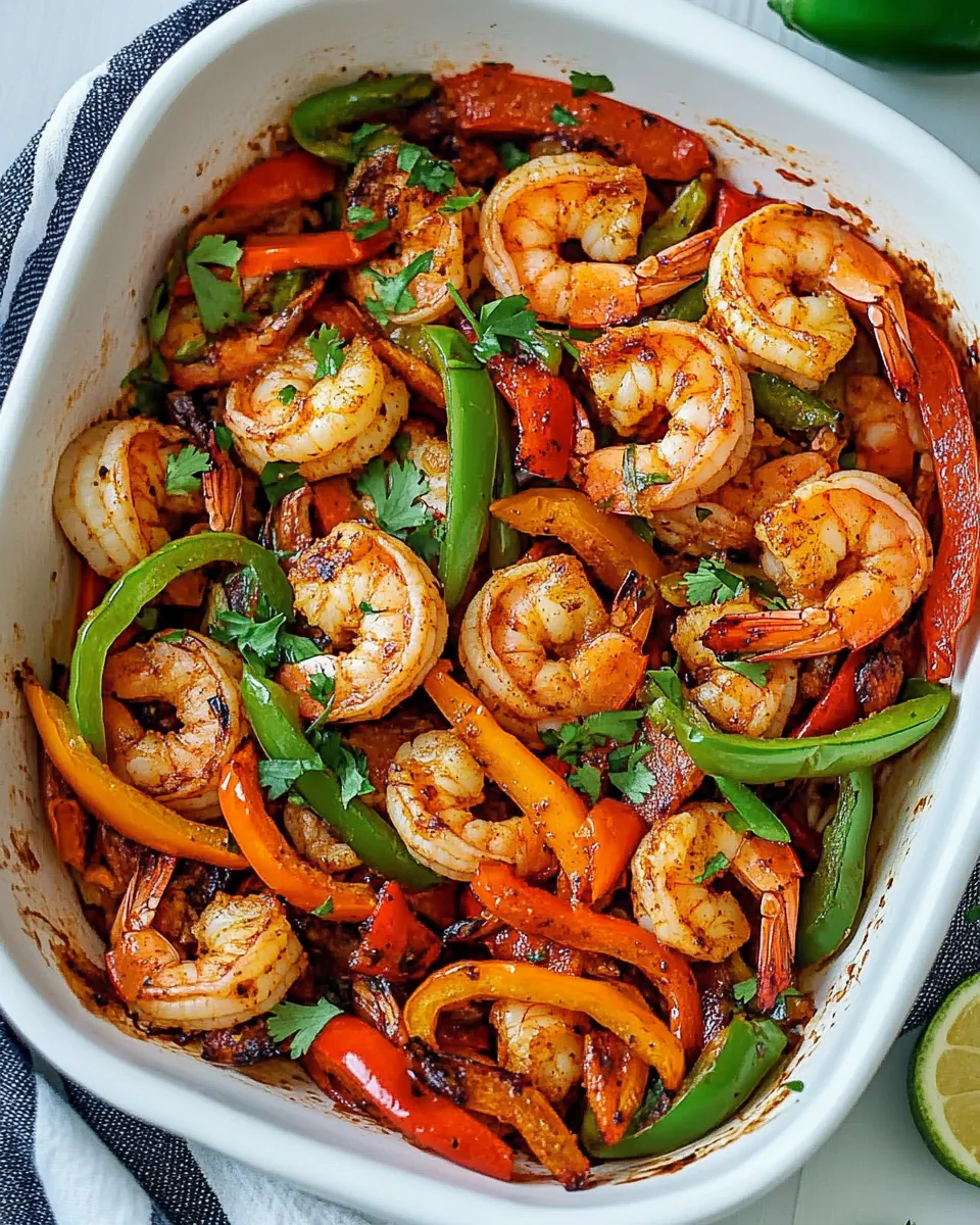 Spicy Shrimp and Peppers