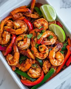 Spicy Shrimp and Peppers