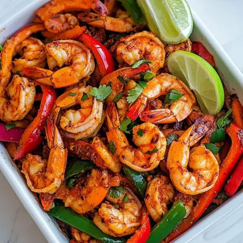 Spicy Shrimp and Peppers