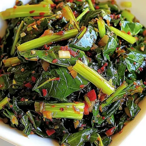 Spicy Stir Fried Swiss Chard