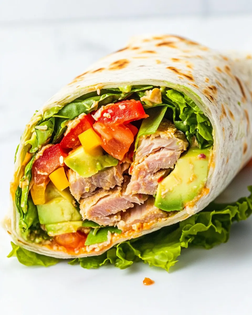 Spicy Tuna Avocado Wrap