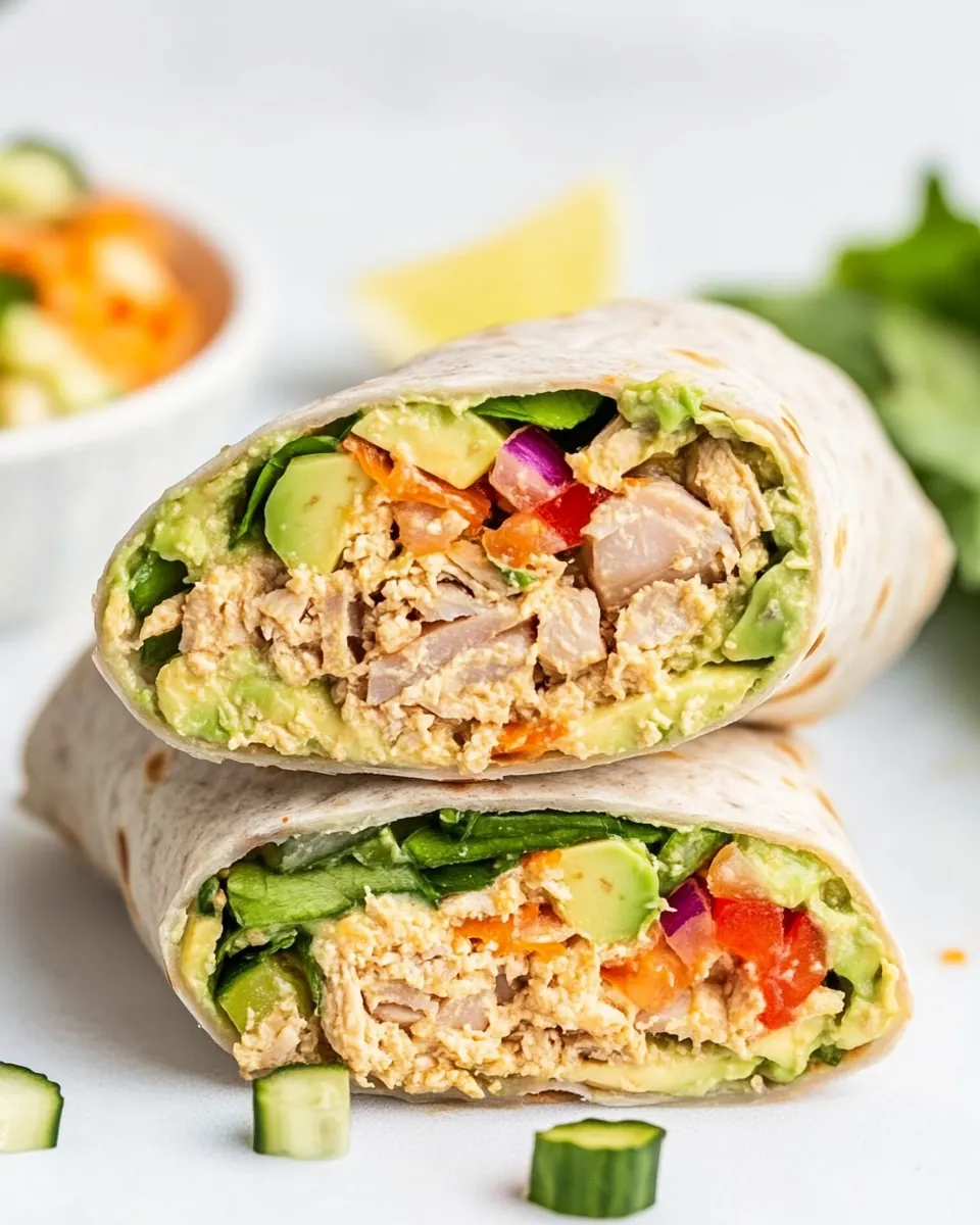 Spicy Tuna Avocado Wrap