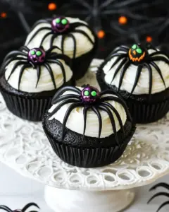 Spider Halloween Cupcakes