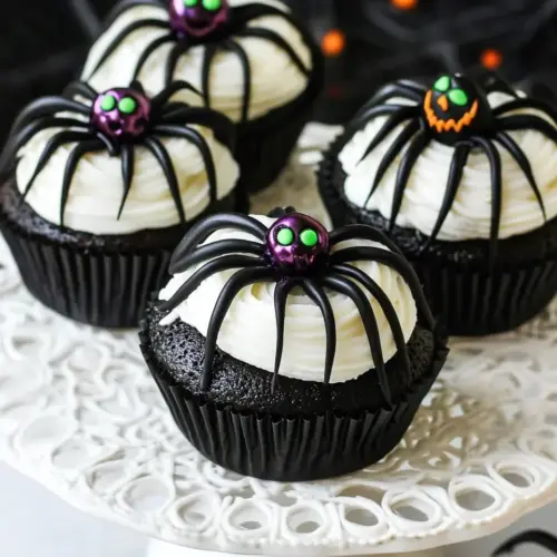 Spider Halloween Cupcakes