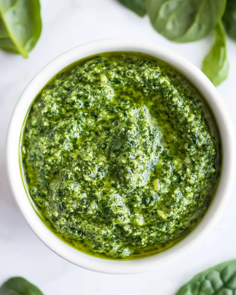 Spinach Basil Pesto