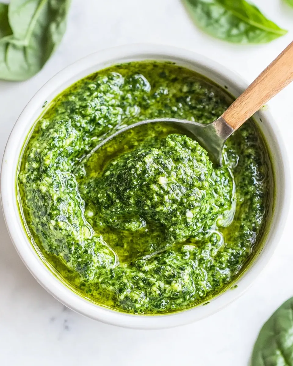 Spinach Basil Pesto