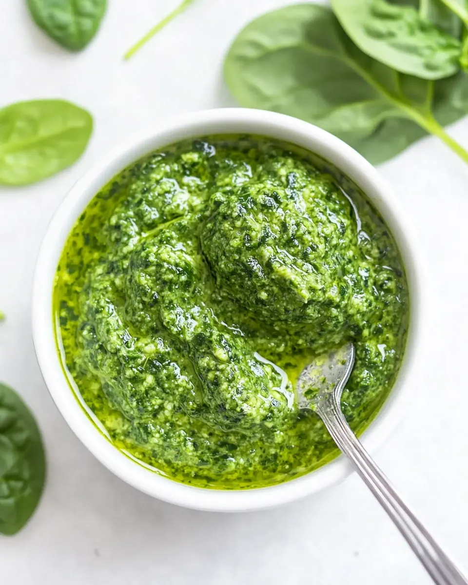 Spinach Basil Pesto