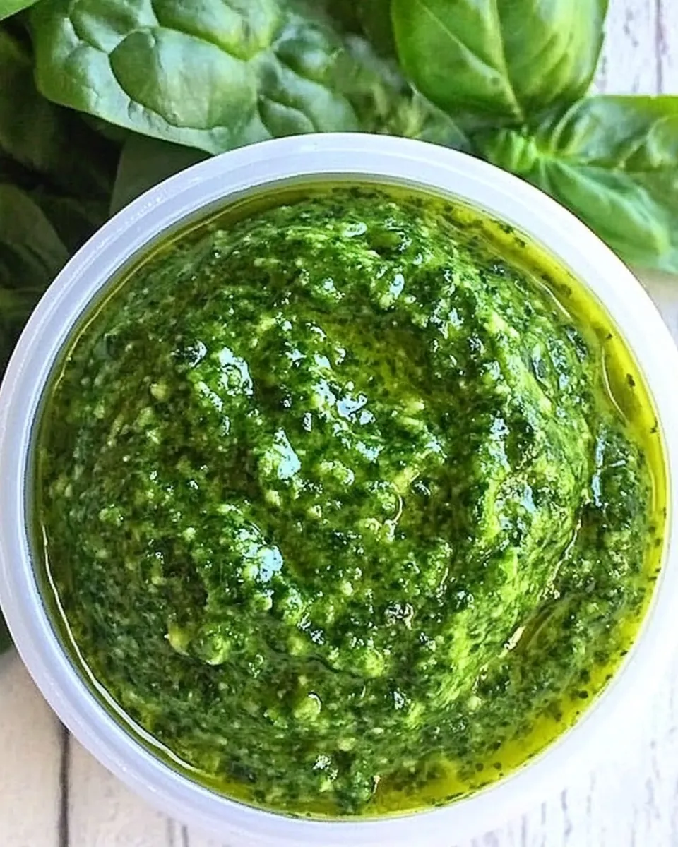 Spinach Basil Pesto