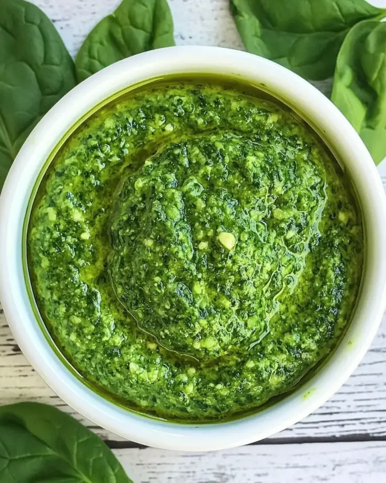Spinach Basil Pesto