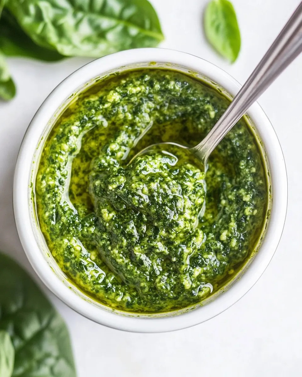 Spinach Basil Pesto
