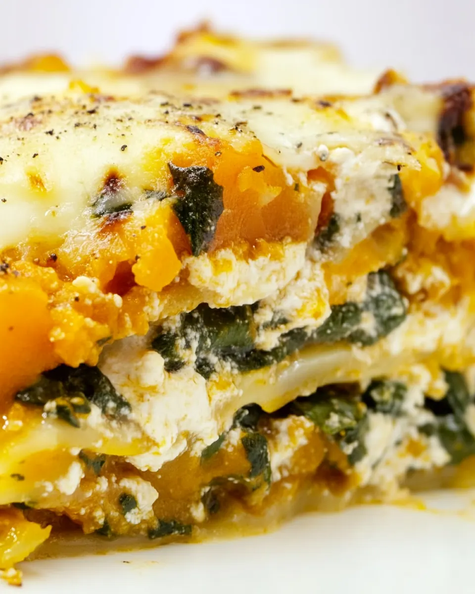 Spinach Butternut Squash Lasagna