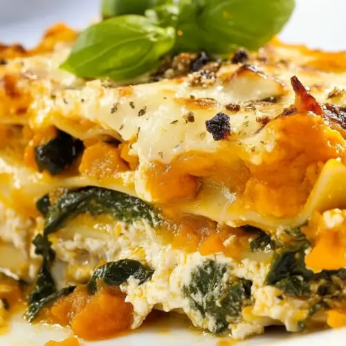 Spinach Butternut Squash Lasagna