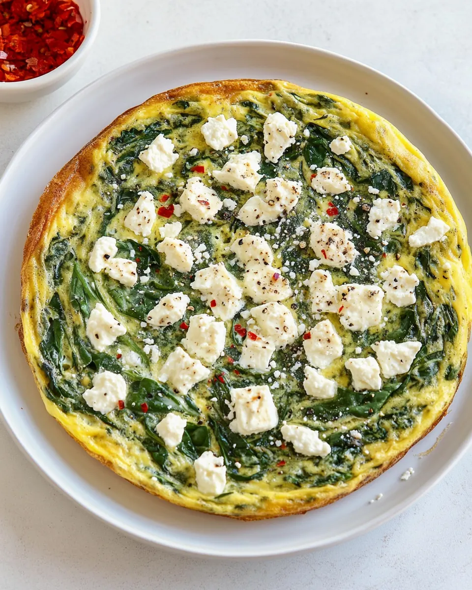 Spinach Feta Frittata