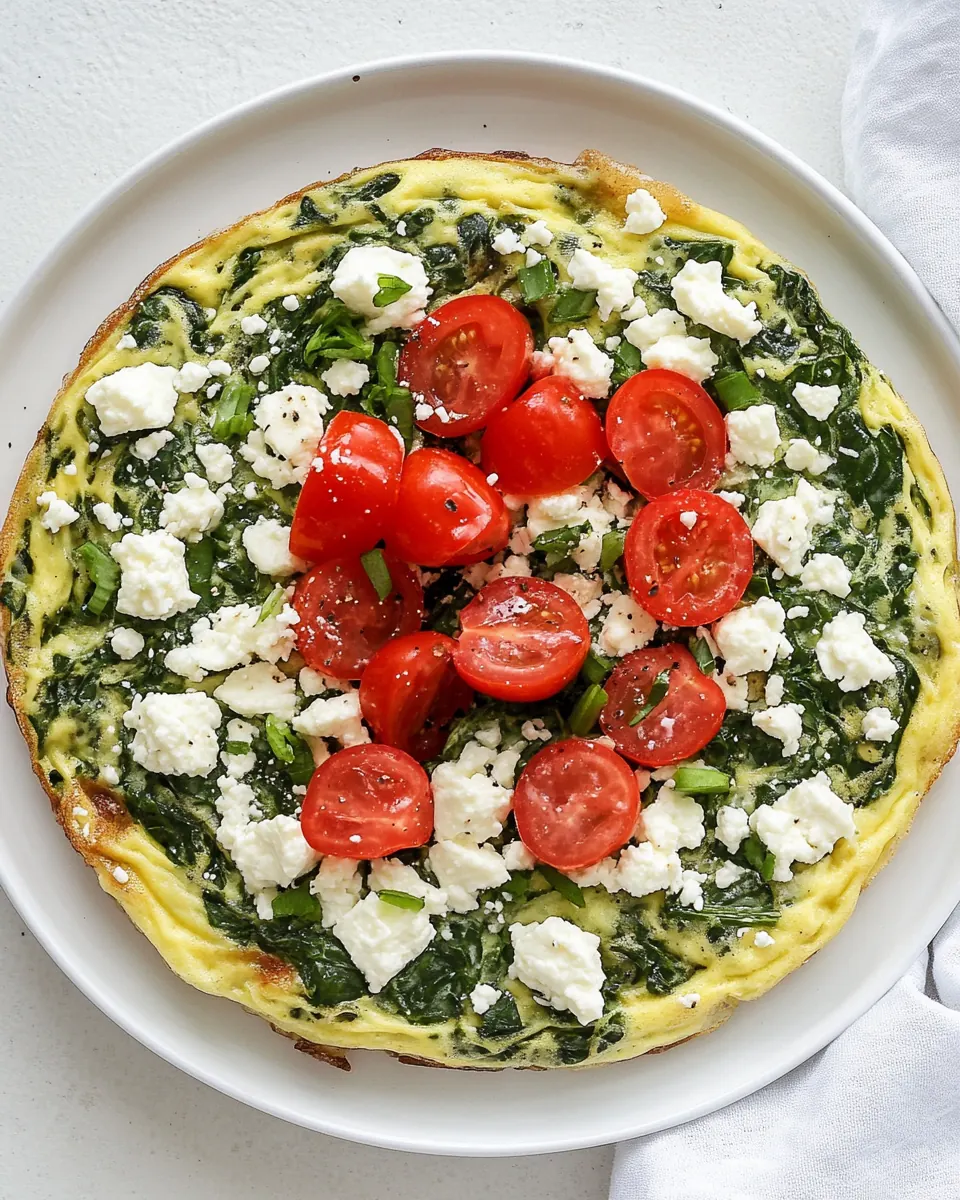 Spinach Feta Frittata