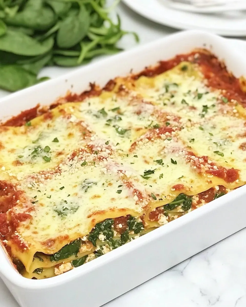 Spinach Lasagna