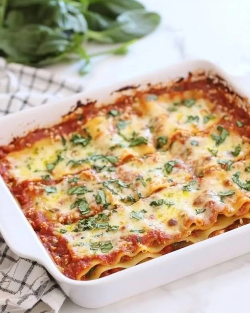 Spinach Lasagna
