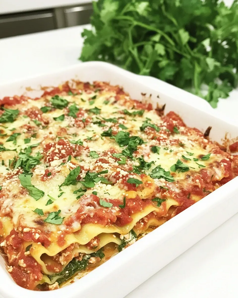 Spinach Lasagna