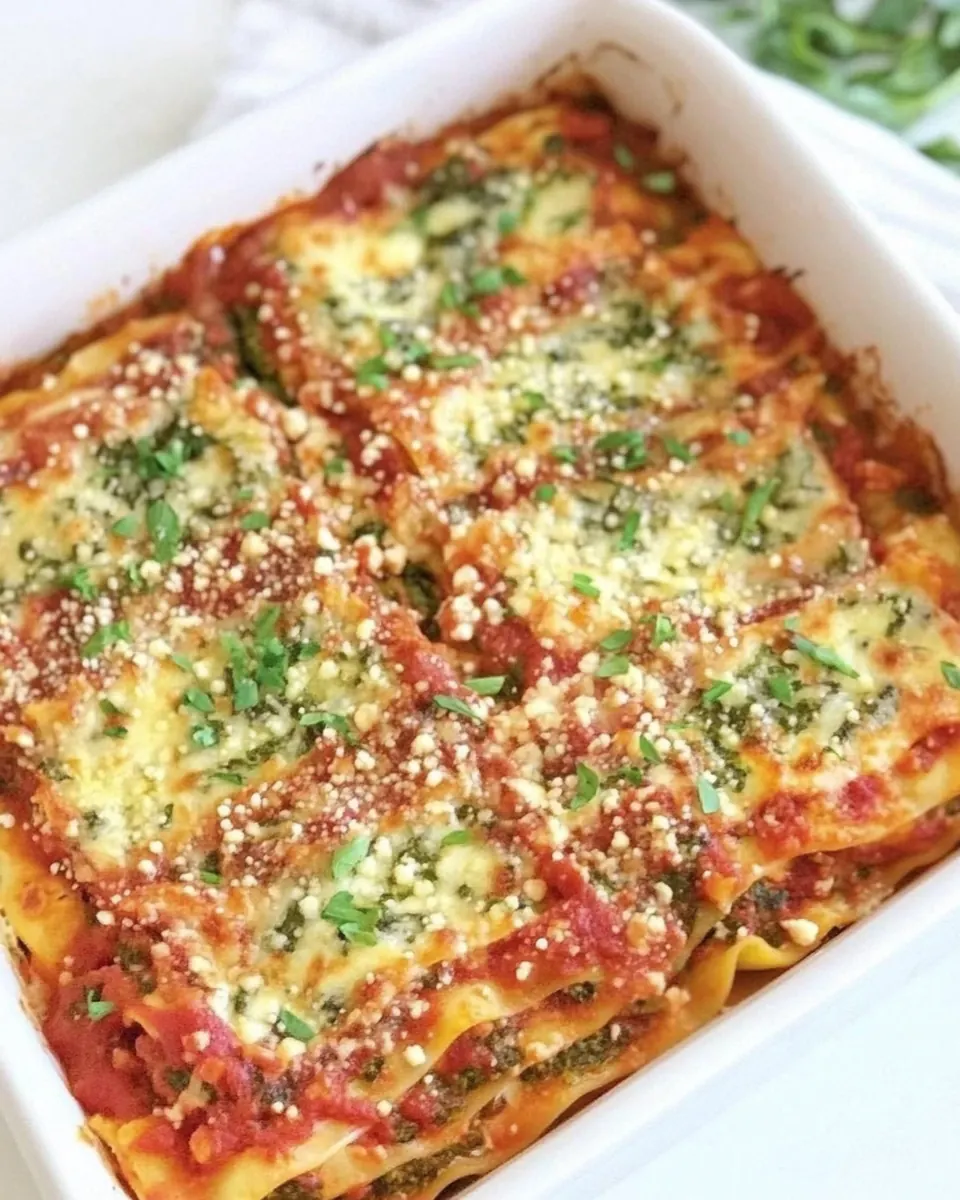 Spinach Lasagna