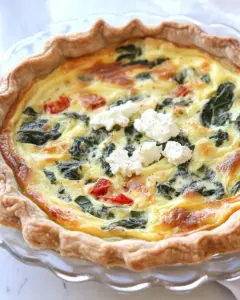 Spinach Ricotta Quiche