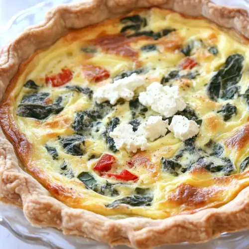 Spinach Ricotta Quiche