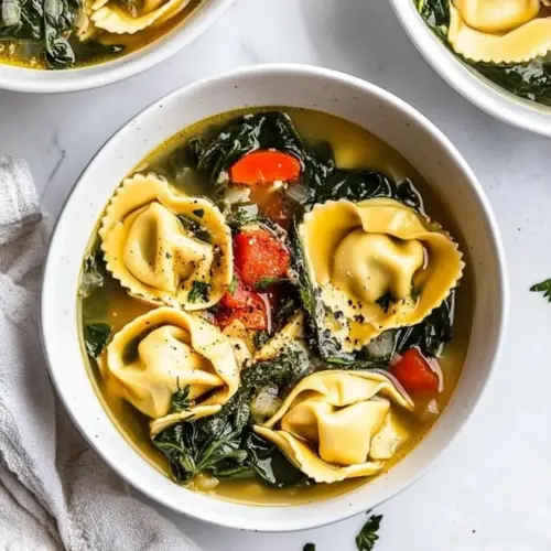 Spinach Tortellini Soup