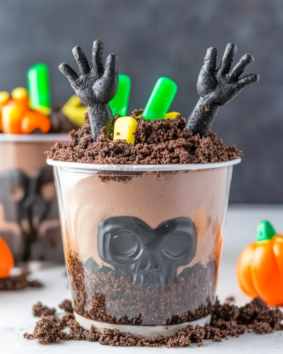 Spooky Graveyard Dirt Cups