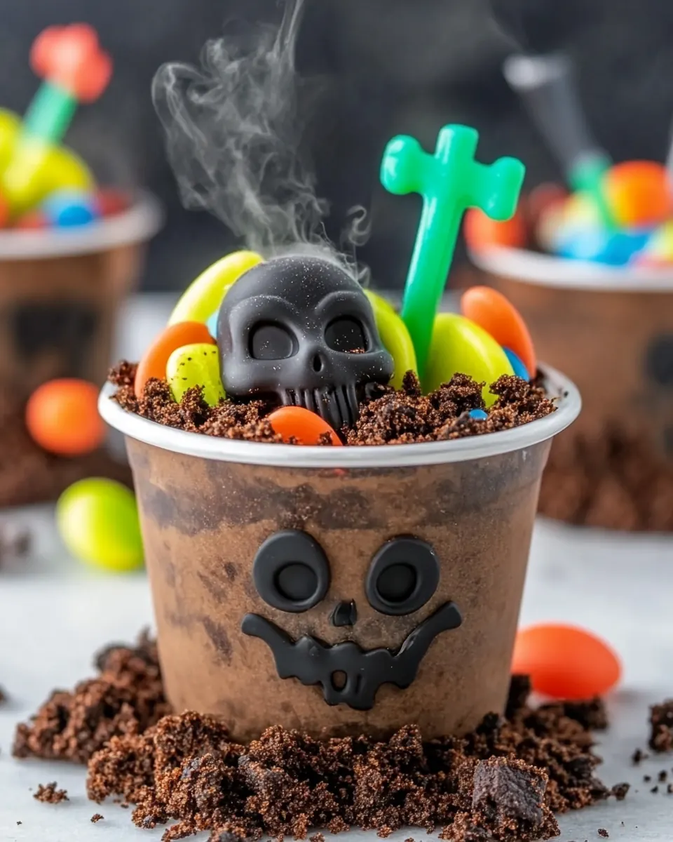 Spooky Graveyard Dirt Cups