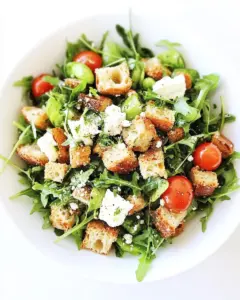 Spring Panzanella Salad