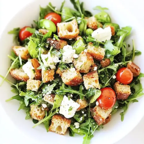 Spring Panzanella Salad