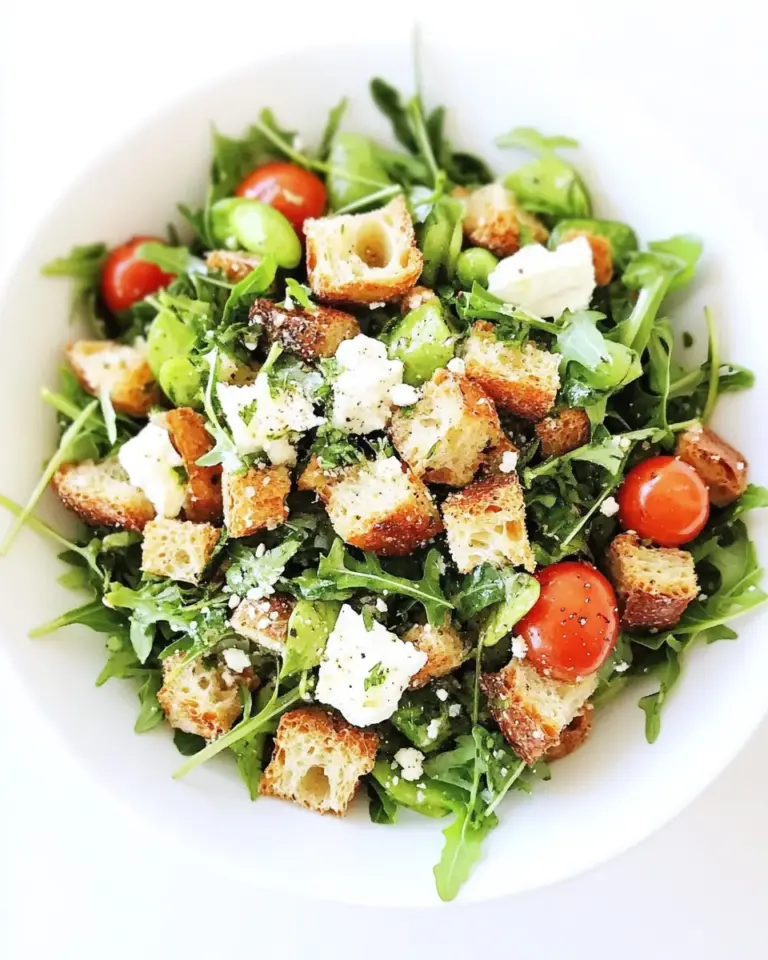 Spring Panzanella Salad