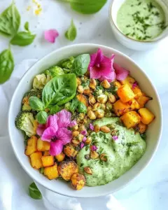 Spring Vegetable Buddha Bowls with Goddess Dressing