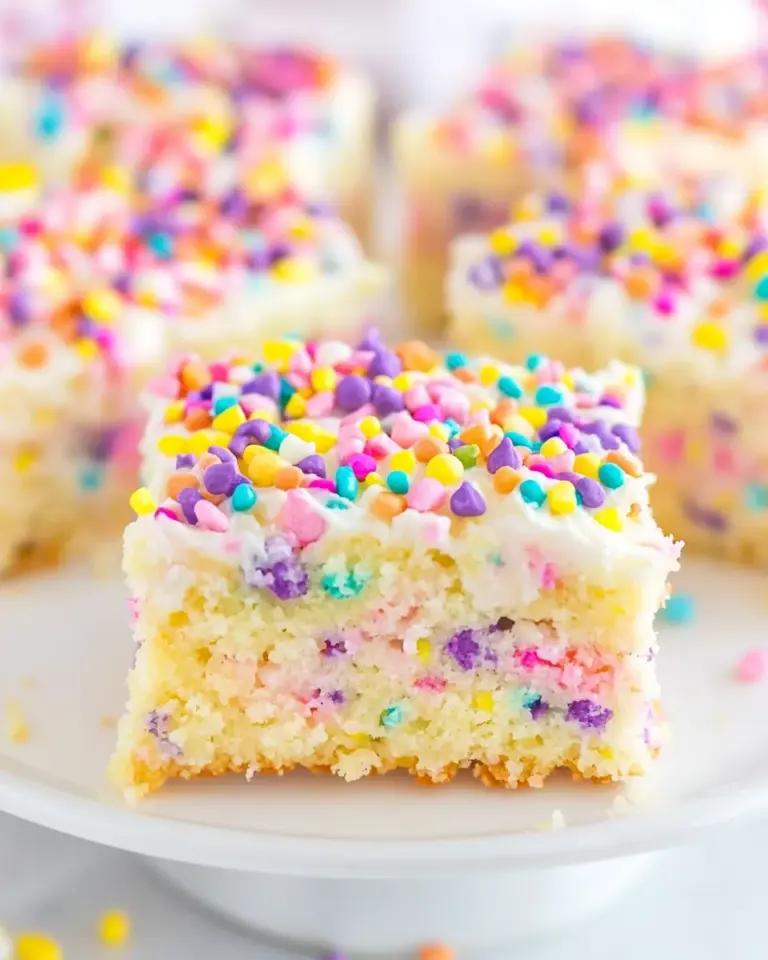 Springtime Sugar Cookie Bars with Cream Cheese Frosting