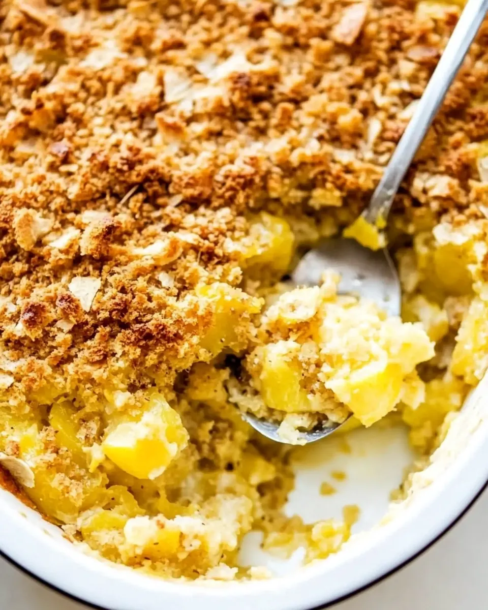 Squash Casserole with Stuffing Top