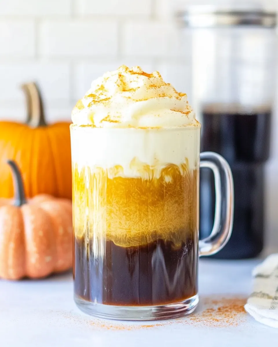 Starbucks Copycat Pumpkin Cream Cold Brew Coffee
