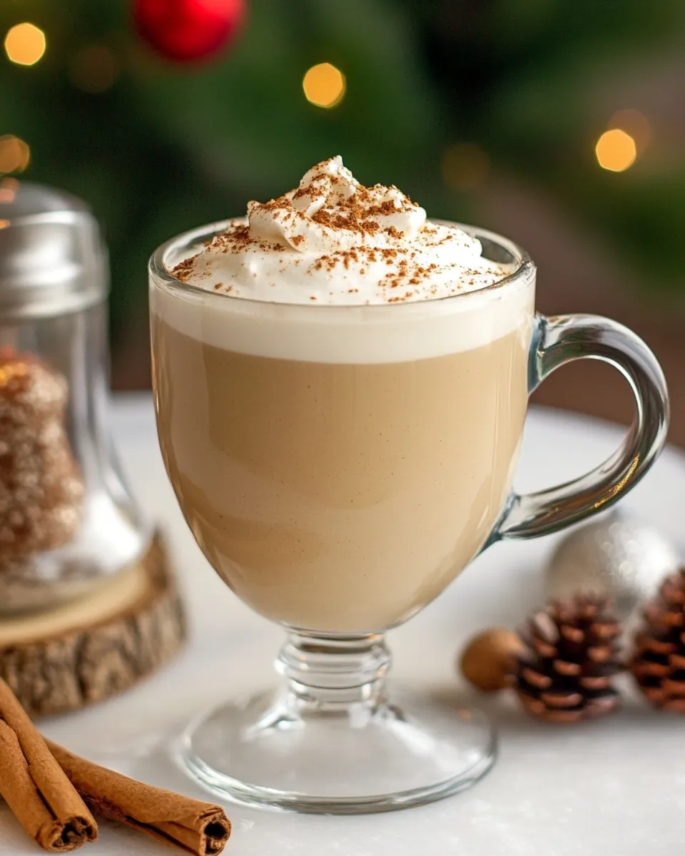 Starbucks Eggnog Latte