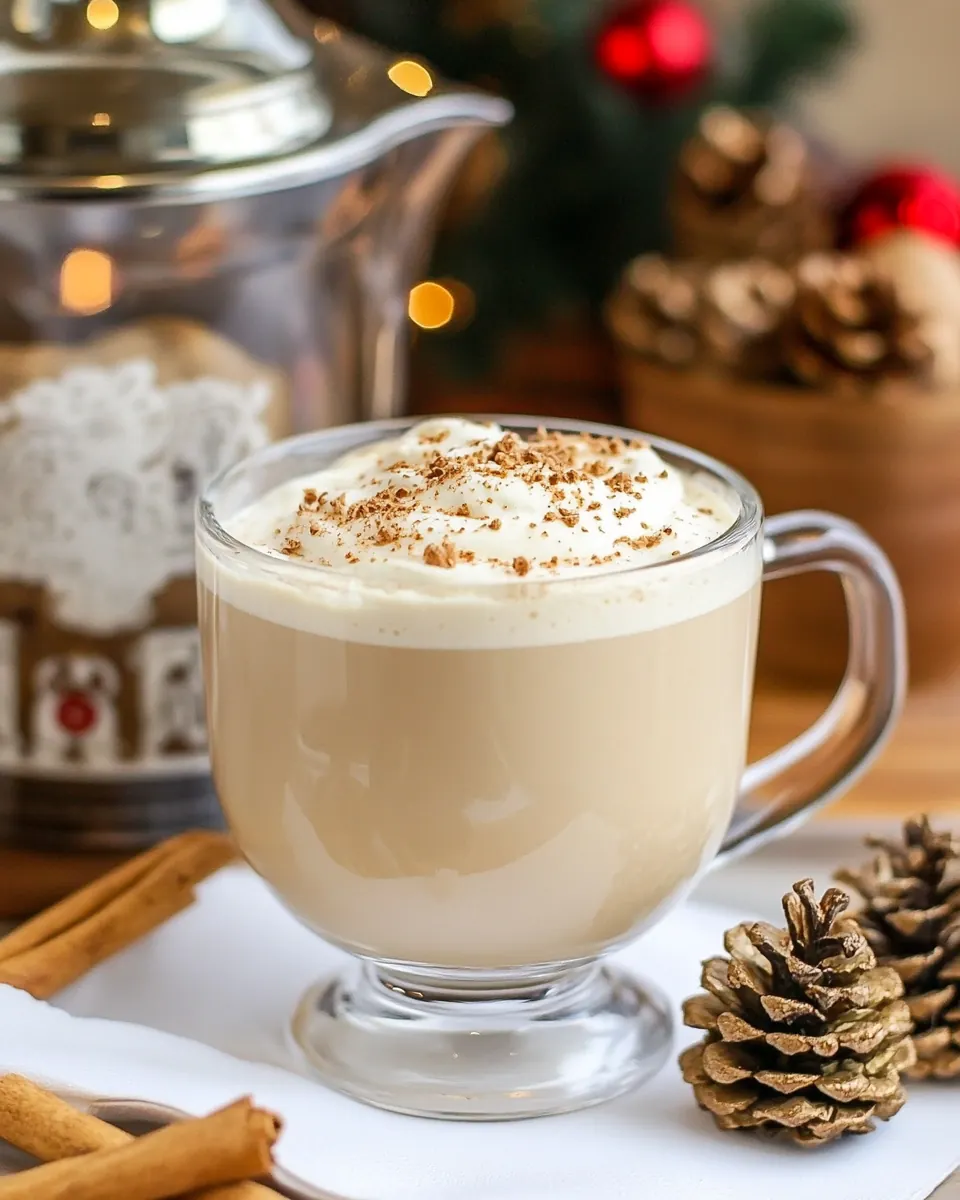 Starbucks Eggnog Latte