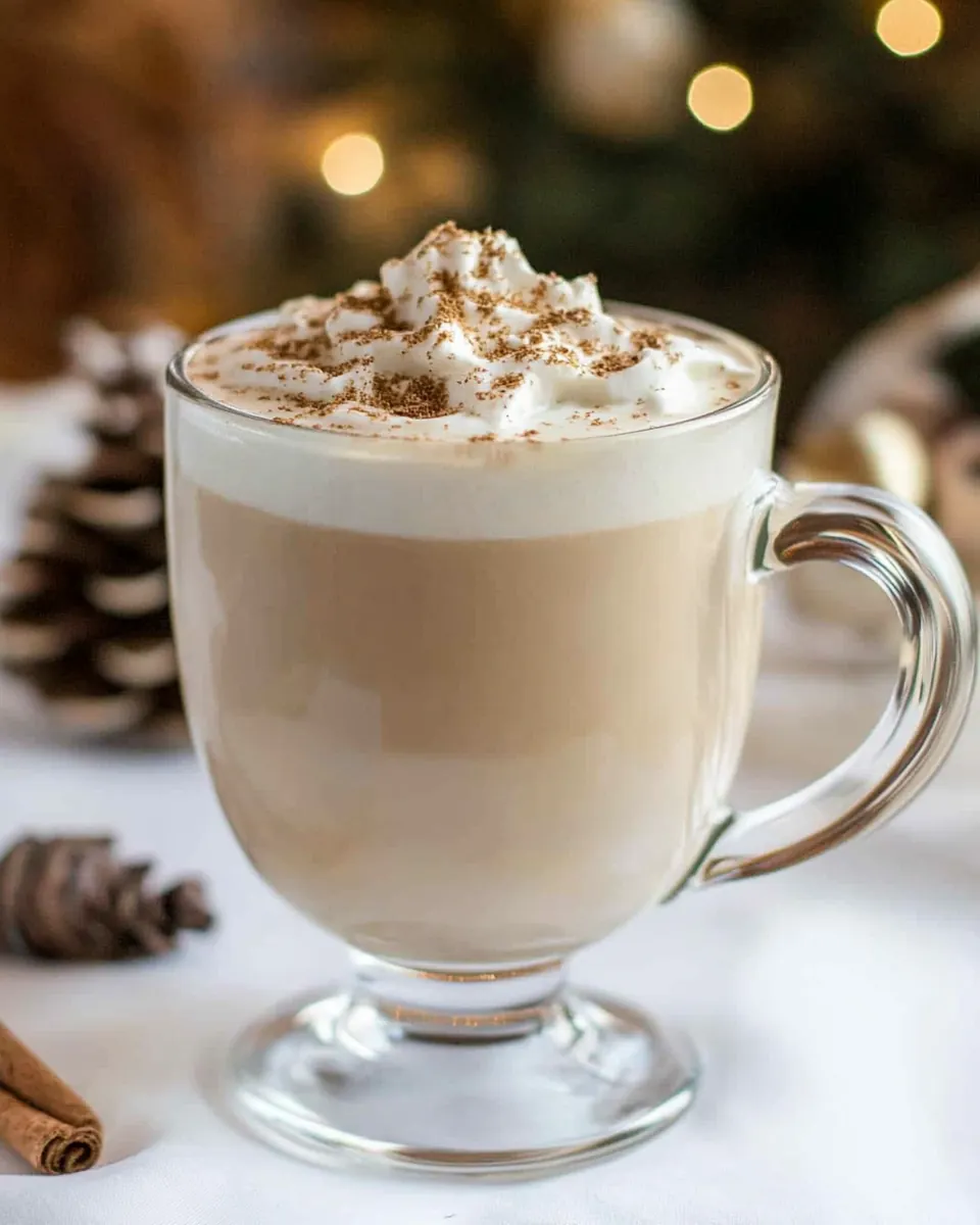 Starbucks Eggnog Latte