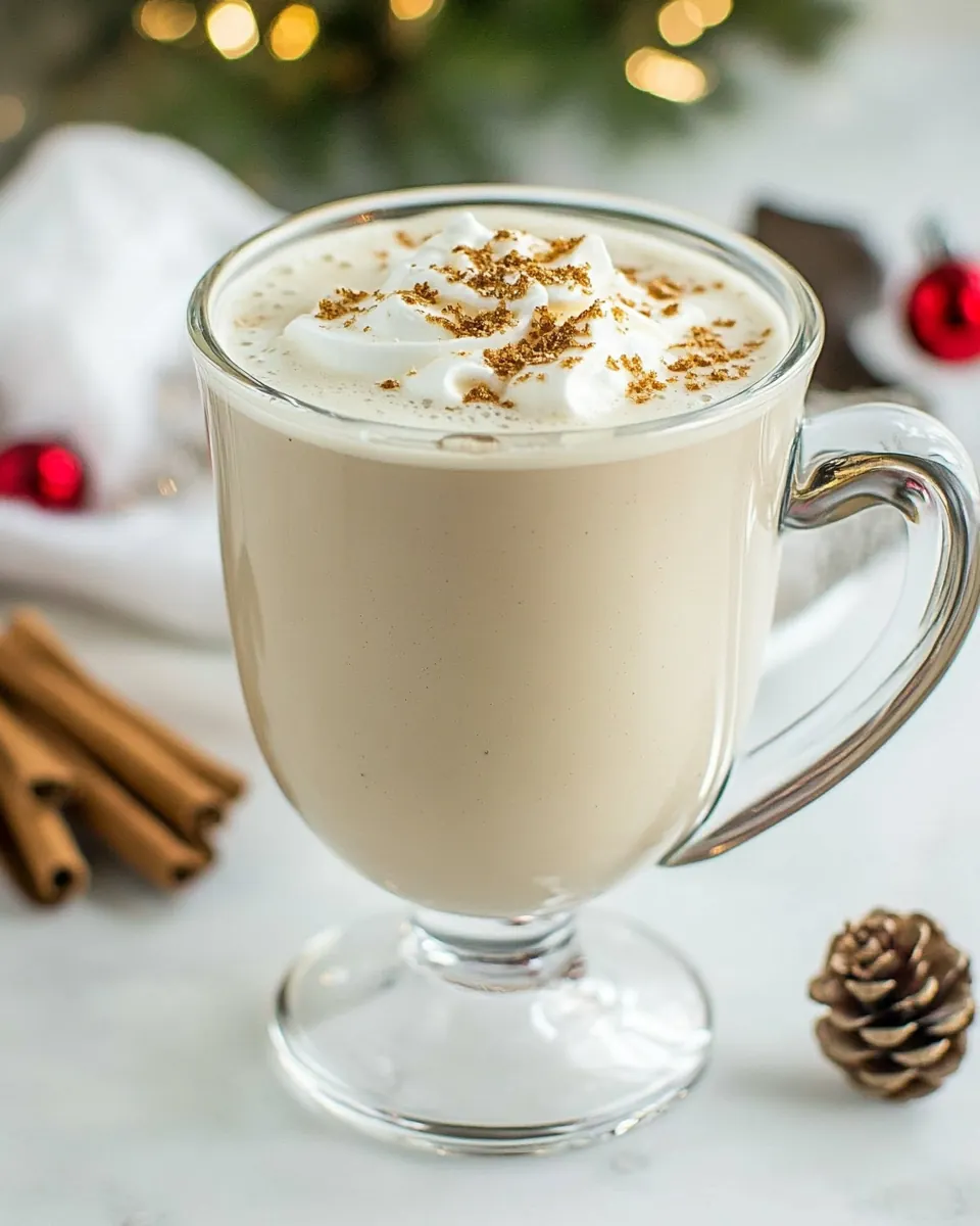 Starbucks Eggnog Latte