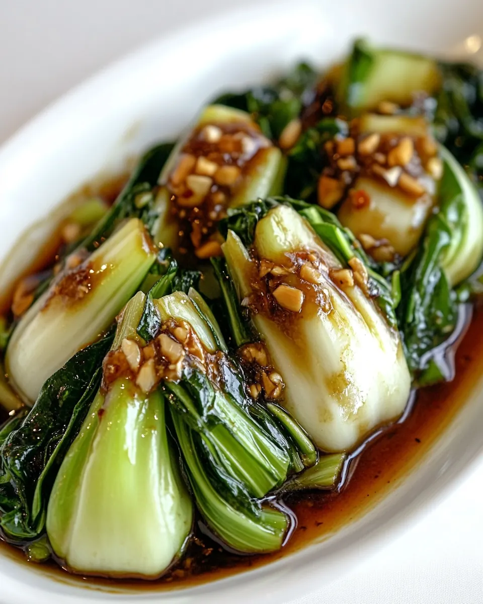 Steamed Bok Choy