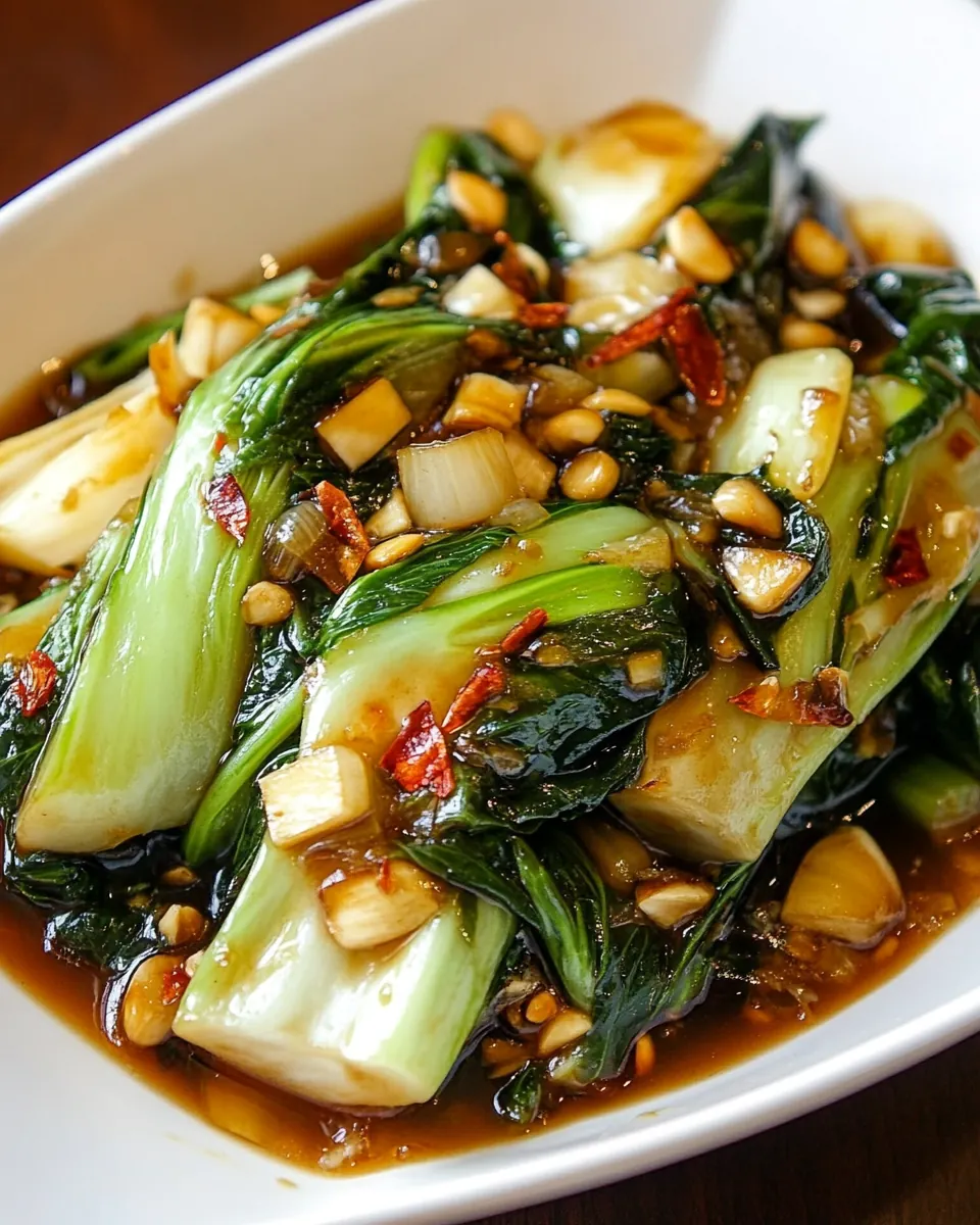 Steamed Bok Choy