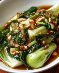 Steamed Bok Choy