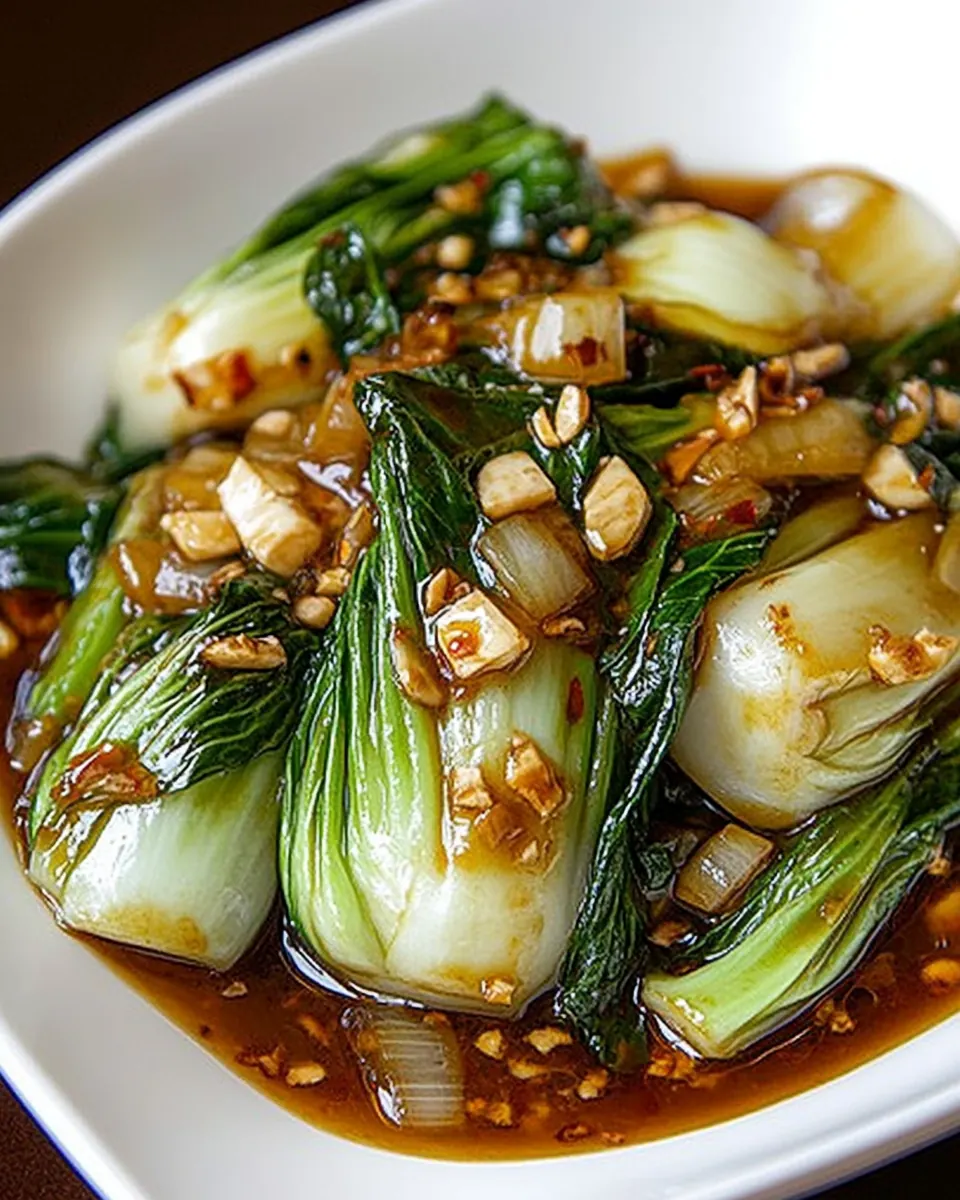 Steamed Bok Choy