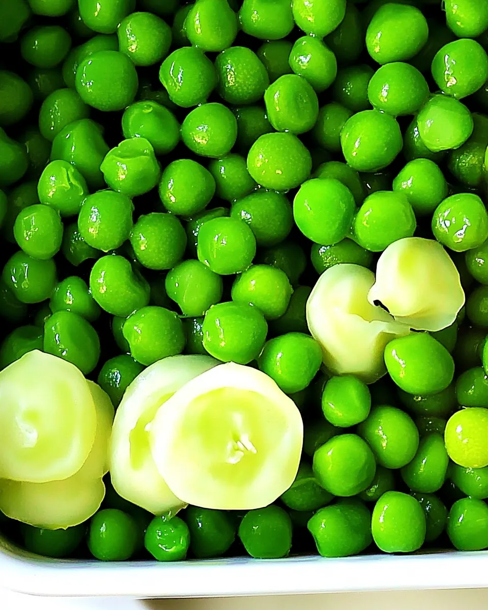 Steamed Peas in the Microwave