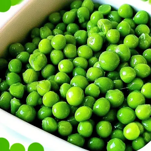Steamed Peas in the Microwave