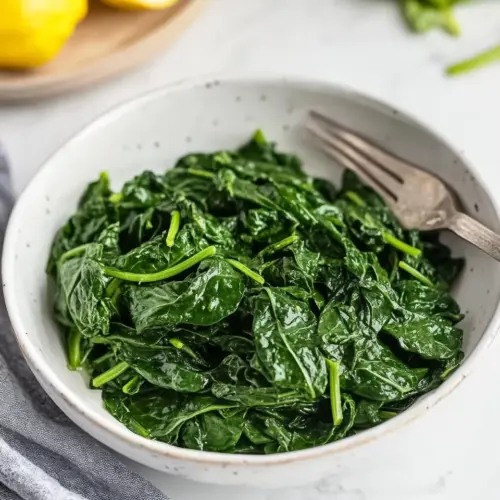 Steamed Spinach